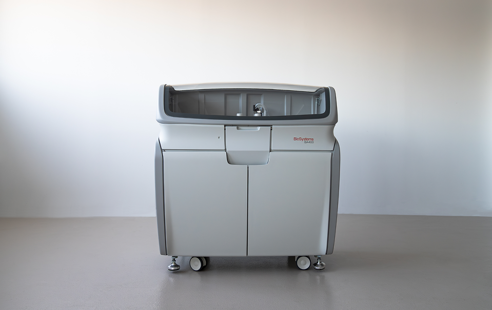 BioSystems BA400 Clinical Chemistry Analyzer Side View