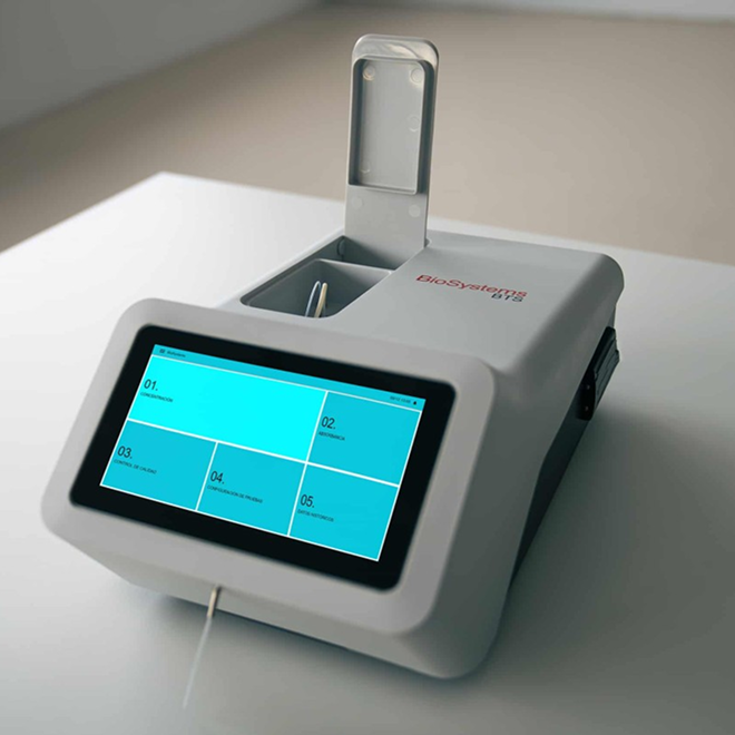 BioSystems BTS Cuvette Holder and Sample Area Detail